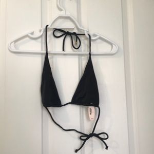 NWT - 👙 Victoria’s Secret Black Bikini Top- Sz XS